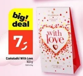 Czekoladki With Love promocja w Dealz