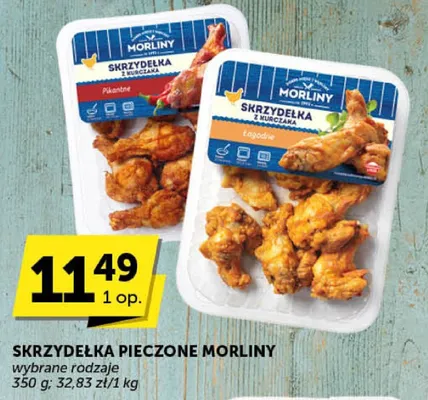 Skrzydełka pieczone Morliny promocja w Groszek