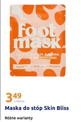 Maska do stóp, różne warianty promocja w Action