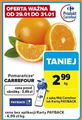 Pomarańcze promocja w Carrefour Express