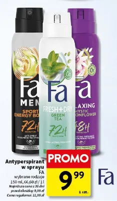 Antyperspirant w sprayu, wybrane rodzaje FA promocja w Intermarche