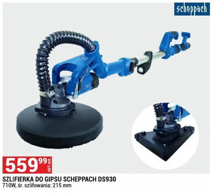 SZLIFIERKA DO GIPSU SCHEPPACH DS930 promocja w Merkury Market