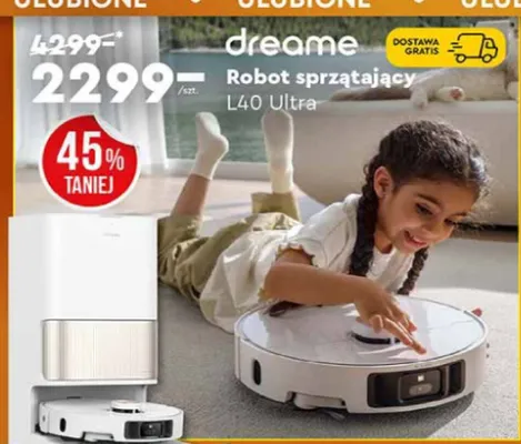 Robot sprzątający L40 Ultra promocja w Biedronka
