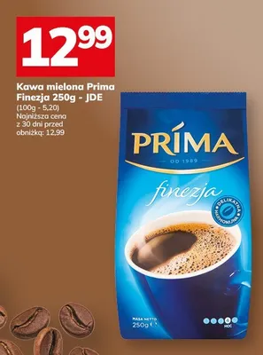 Kawa mielona Prima Finezja 250g - JDE promocja