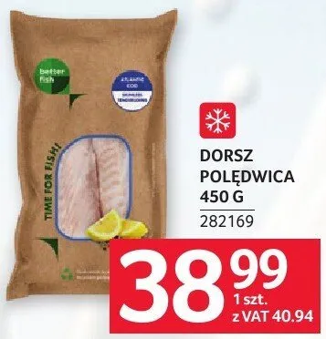 Dorsz polędwica Selgros promocja w Selgros