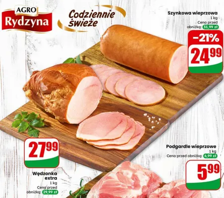 Podgardle wieprzowe promocja w Dino