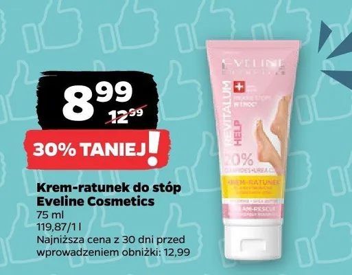 Krem-ratunek do stóp Eveline Cosmetics promocja w Netto