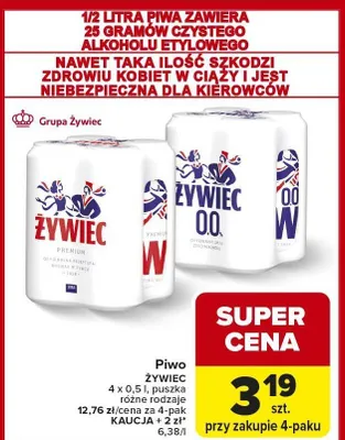 Piwo promocja w Carrefour Market