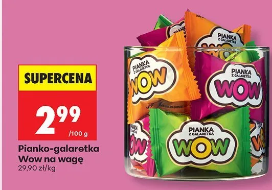 Pianko-galaretka na wagę promocja w Biedronka