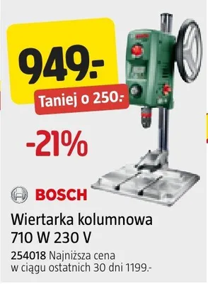 Wiertarka kolumnowa 710 W 230 V Bosch promocja w Jula