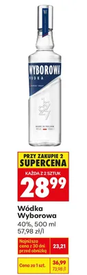 Wódka promocja w Biedronka