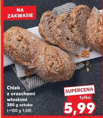 Chleb z orzechami włoskimi Kaufland promocja w Kaufland