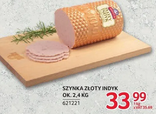 Szynka złoty indyk Indykpol ok. 2,4kg promocja w Selgros