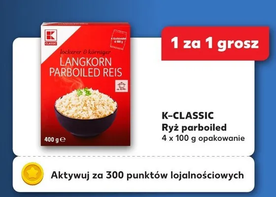 Ryż parboiled Melvit promocja w Kaufland