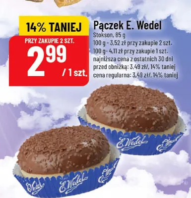 Pączek E. Wedel Stokson promocja w POLOmarket