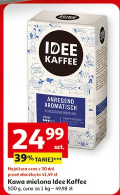 Kawa mielona Idee Kaffee 500g promocja w Auchan