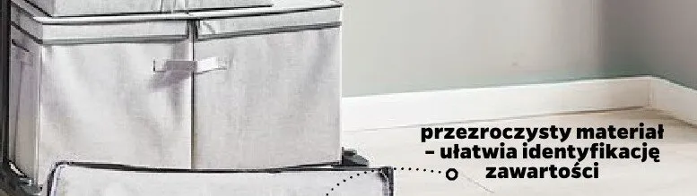 Organizer do przechowywania 68x35x35 cm promocja w Netto