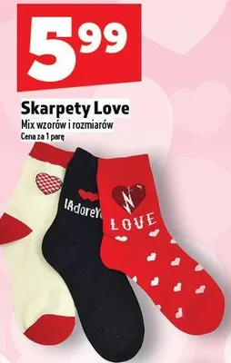 Skarpety Love promocja w TOPAZ