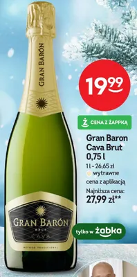 Wino Gran Baron Cava Brut 0,75l promocja