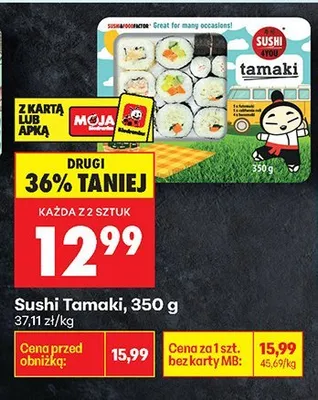 Sushi Tamaki promocja w Biedronka