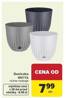 Doniczka BRITTA różne rodzaje Carrefour promocja w Carrefour