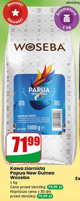 Kawa ziarnista Papuá New Guinea 1 kg promocja w Dino