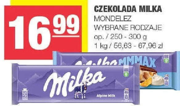 Czekolada promocja w SPAR