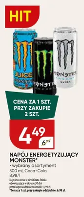 Napój energetyzujący Monster promocja w Chata Polska