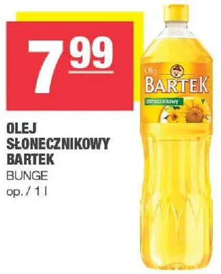 Olej słonecznikowy Bartek BUNGE promocja w SPAR