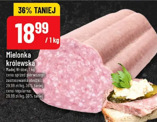 Mielonka królewska Nadaj Wróbel promocja w POLOmarket