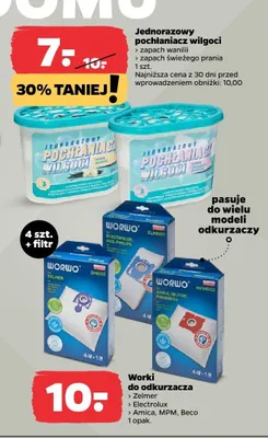 Jednorazowy pochłaniacz wilgoci zapach świeżego prania promocja w Netto