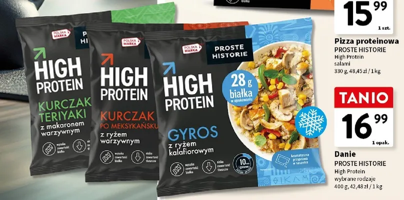 Danie proteinowe, wybrane rodzaje PROSTE HISTORIE promocja w Intermarche