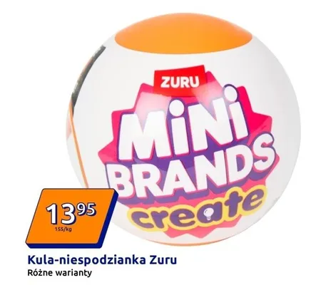 Kula-niespodzianka Zuru, różne warianty promocja w Action