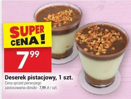 Deserek pistacjowy promocja w Twój Market