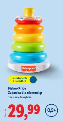 Zabawka dla niemowląt Fisher-Price promocja w Lidl