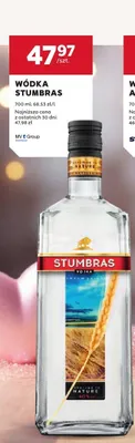 Wódka Stumbras promocja w Stokrotka