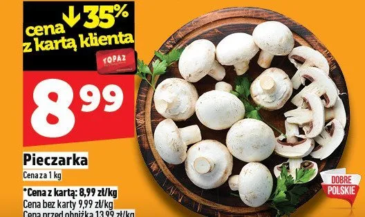 Pieczarka promocja w TOPAZ
