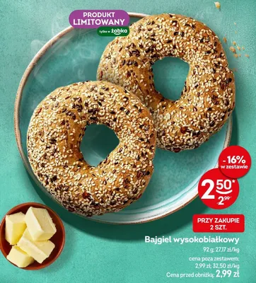 Bajgiel promocja w Żabka