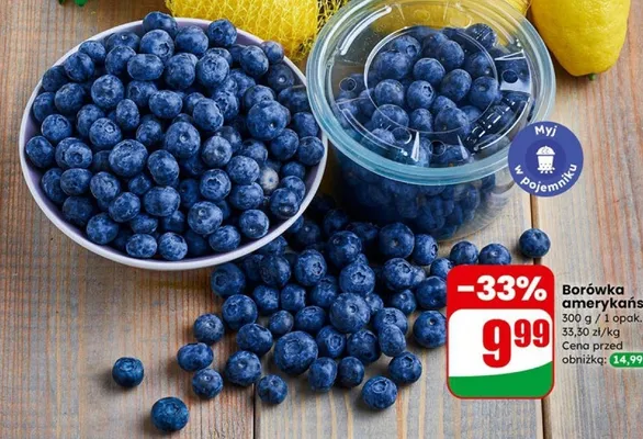Borówka amerykańska promocja w Dino