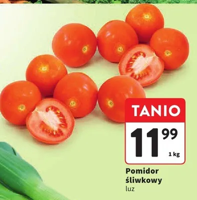 Pomidor śliwkowy promocja w Intermarche