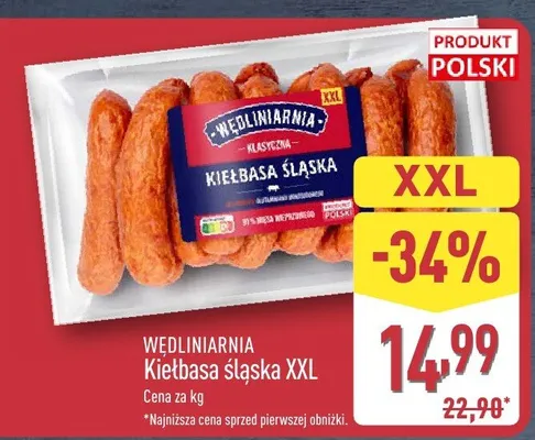 Kiełbasa śląska promocja w Aldi