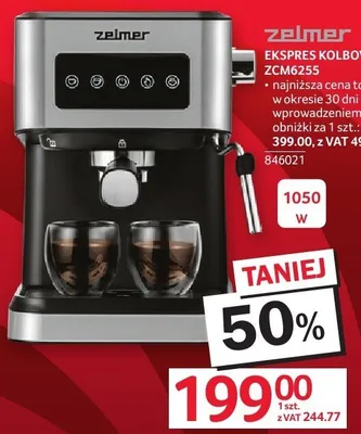 Ekspres kolbowy Zelmer ZCM6255 promocja w Selgros