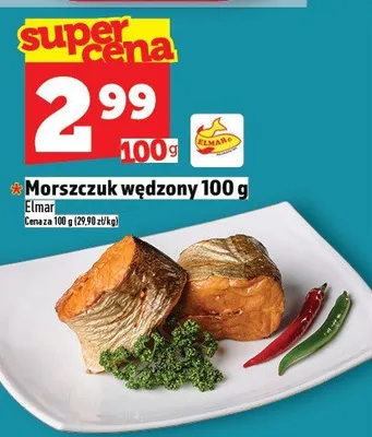 Morszczuk wędzony Elmar 100 g promocja w TOPAZ