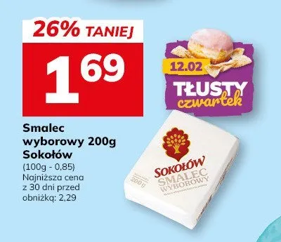 Smalec wyborowy Sokołów 200g promocja w Hitpol