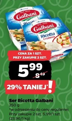 Ser Ricotta promocja w Netto