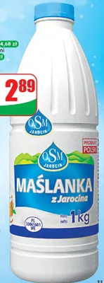 Maślanka spożywcza  promocja w Dino