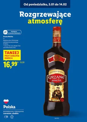 Wino Grzane Mnicha 1 l promocja