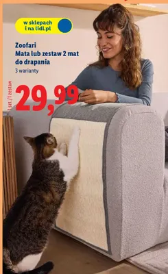 Mata lub zestaw 2 mat do drapania Zoofari promocja w Lidl