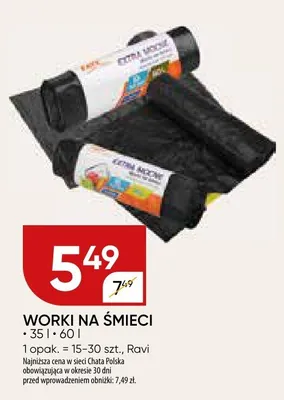 Worki na śmieci Ravi promocja w Chata Polska
