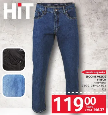 Spodnie męskie FRISCO promocja w Selgros